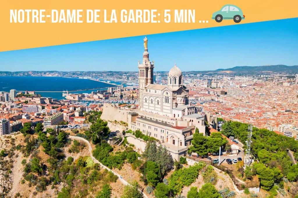 Divine Idylle Central Vieux-Port Terrasse Clim Марсель Экстерьер фото